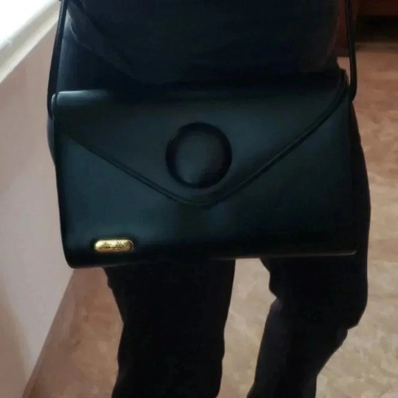 Vintage Black Kathie Lee Clutch Purse - Picture 16 of 16